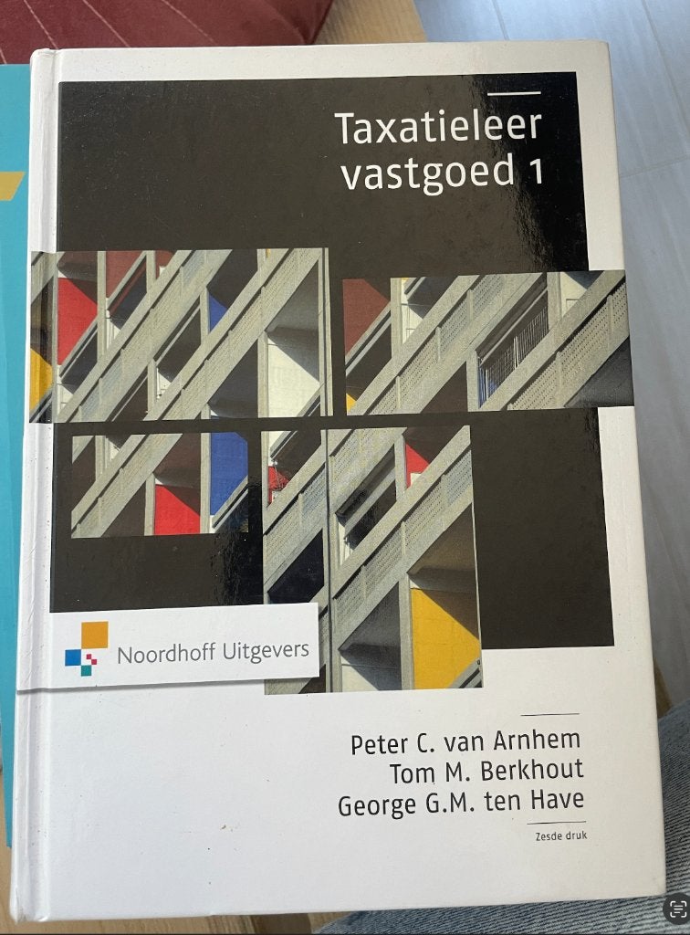 Taxatieleer vastgoed 1 (Vastgoedkunde), Ophalen of Verzenden, Beta, Zo goed als nieuw, HBO