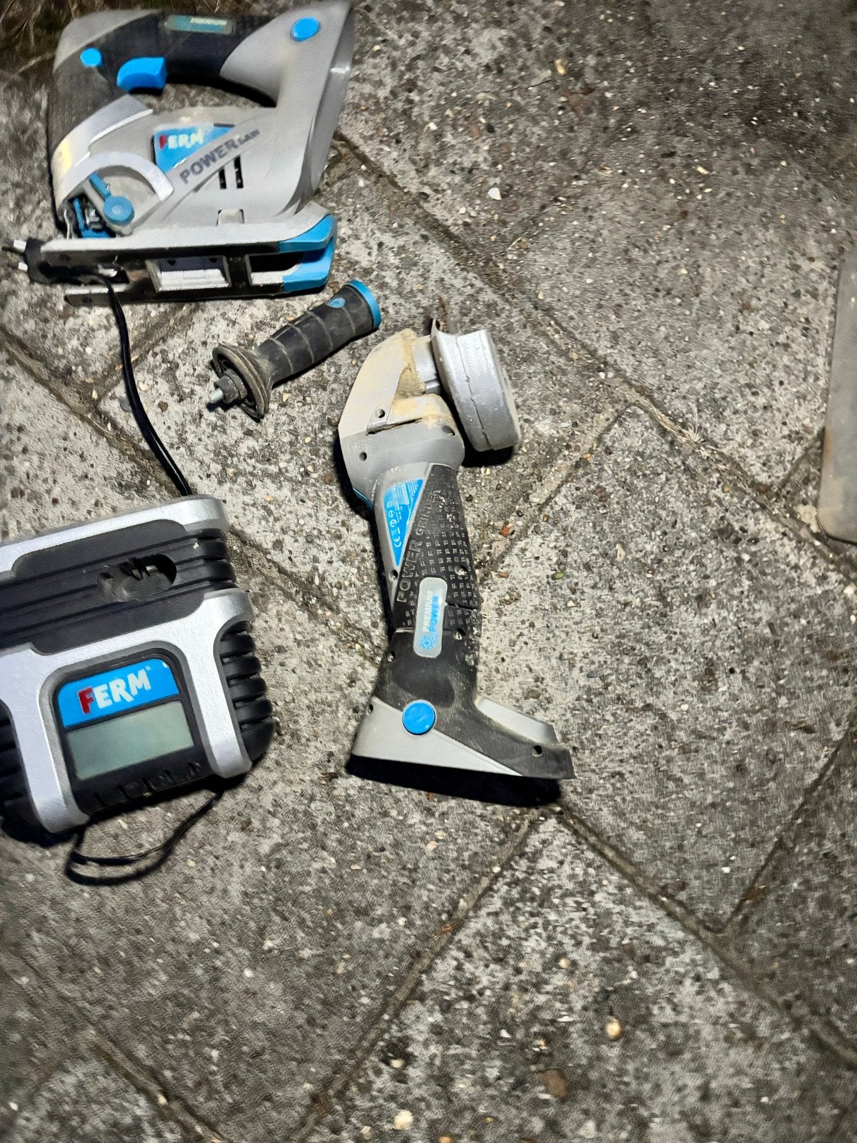 Ferm Power 18V Gereedschapset met laders, Ophalen, Gebruikt