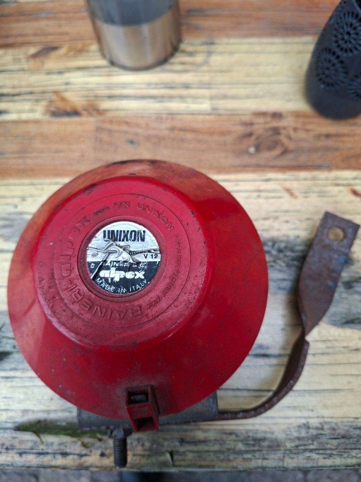 Unixon Claxon Hoorn 12V - Vintage Auto Onderdeel, Ophalen of Verzenden, Gebruikt, Universele onderdelen
