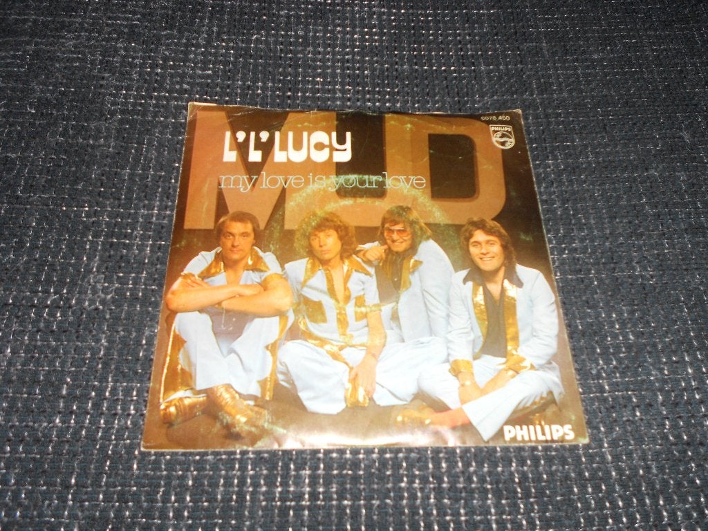 L L Lucy - mud, Cd's en Dvd's, Vinyl Singles, Gebruikt, 7 inch, Ophalen of Verzenden, Fotohoes