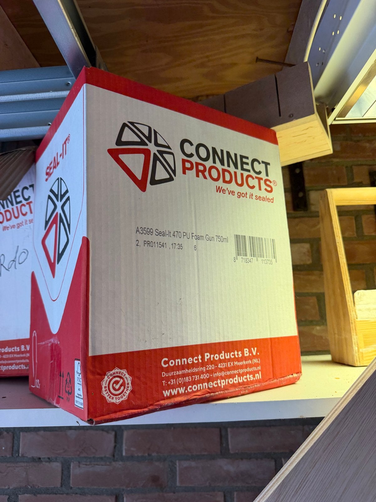 Connect Products Seal-It 470 PU Schuim Pistool 750ml, Ophalen of Verzenden, Nieuw
