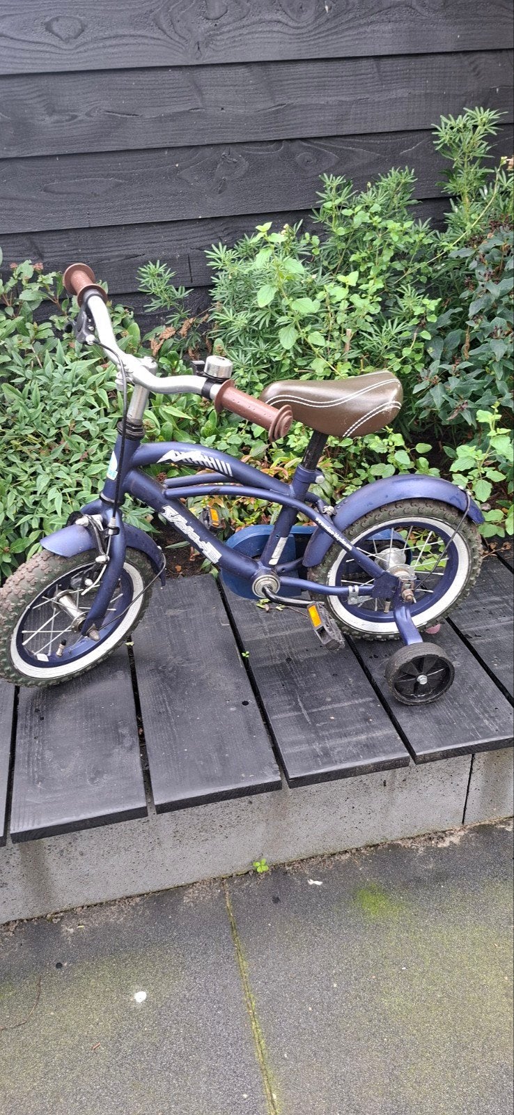 Volare kinderfiets 12 inch met zijwieltjes, Fietsen en Brommers, Ophalen, Zijwieltjes, Velgrem, Volare