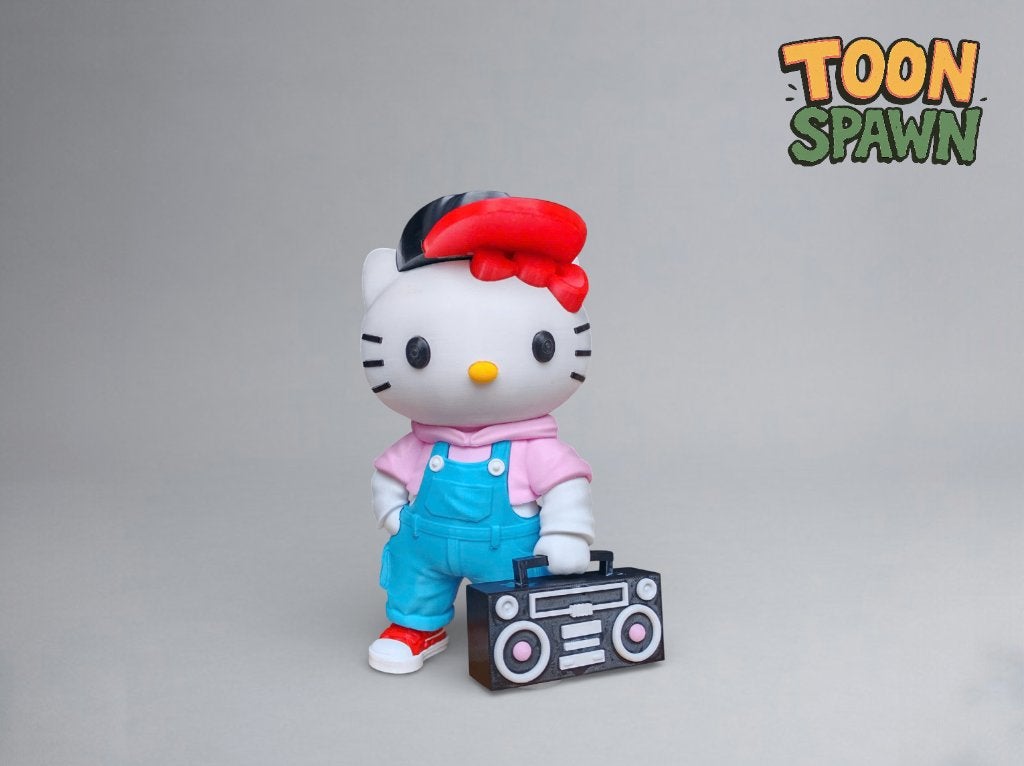 Urban Hello Kitty – 26 cm – Ghetto Blaster Street Style, Ophalen of Verzenden, Nieuw, Overige typen