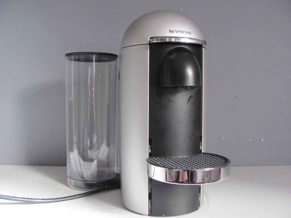 Nespresso Vertuo gcb2 grijs/zwart ,prima werkend, Witgoed en Apparatuur, Koffiezetapparaten, Koffiemachine, Ophalen of Verzenden