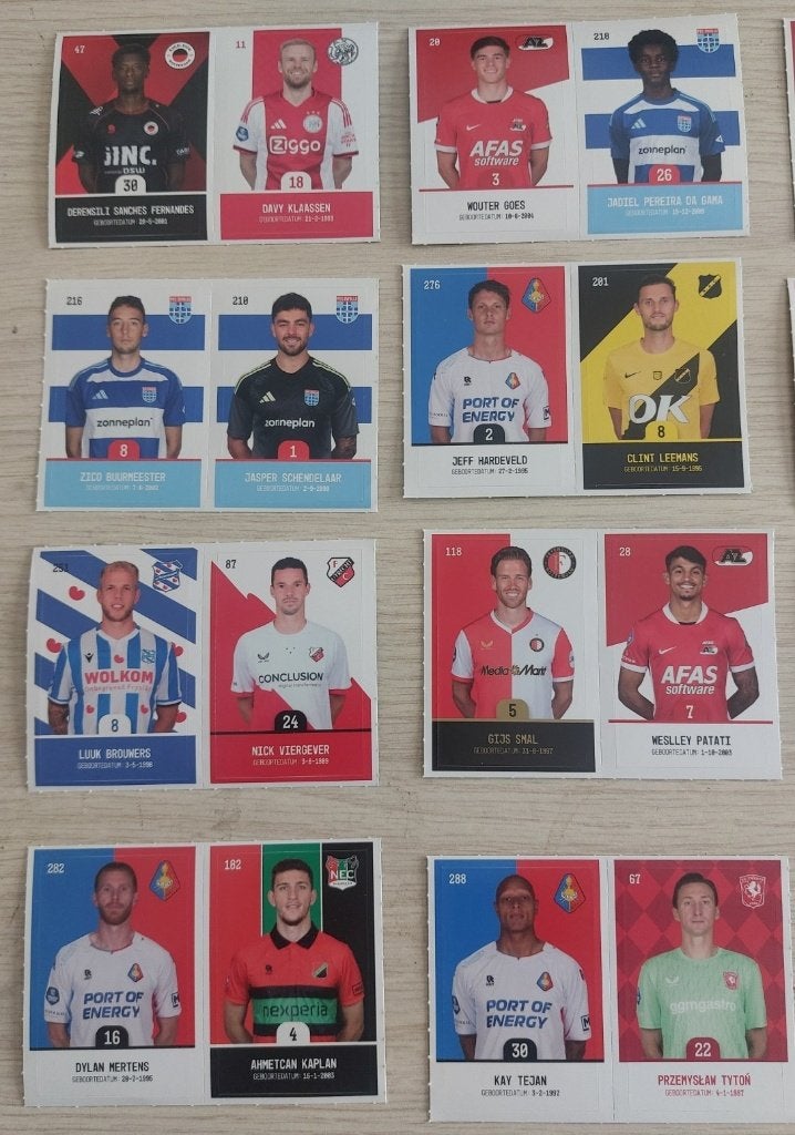 Plus voetbalplaatjes 52 stuks + 2 verzamelalbums., Verzamelen, Supermarktacties, Plus, Ophalen