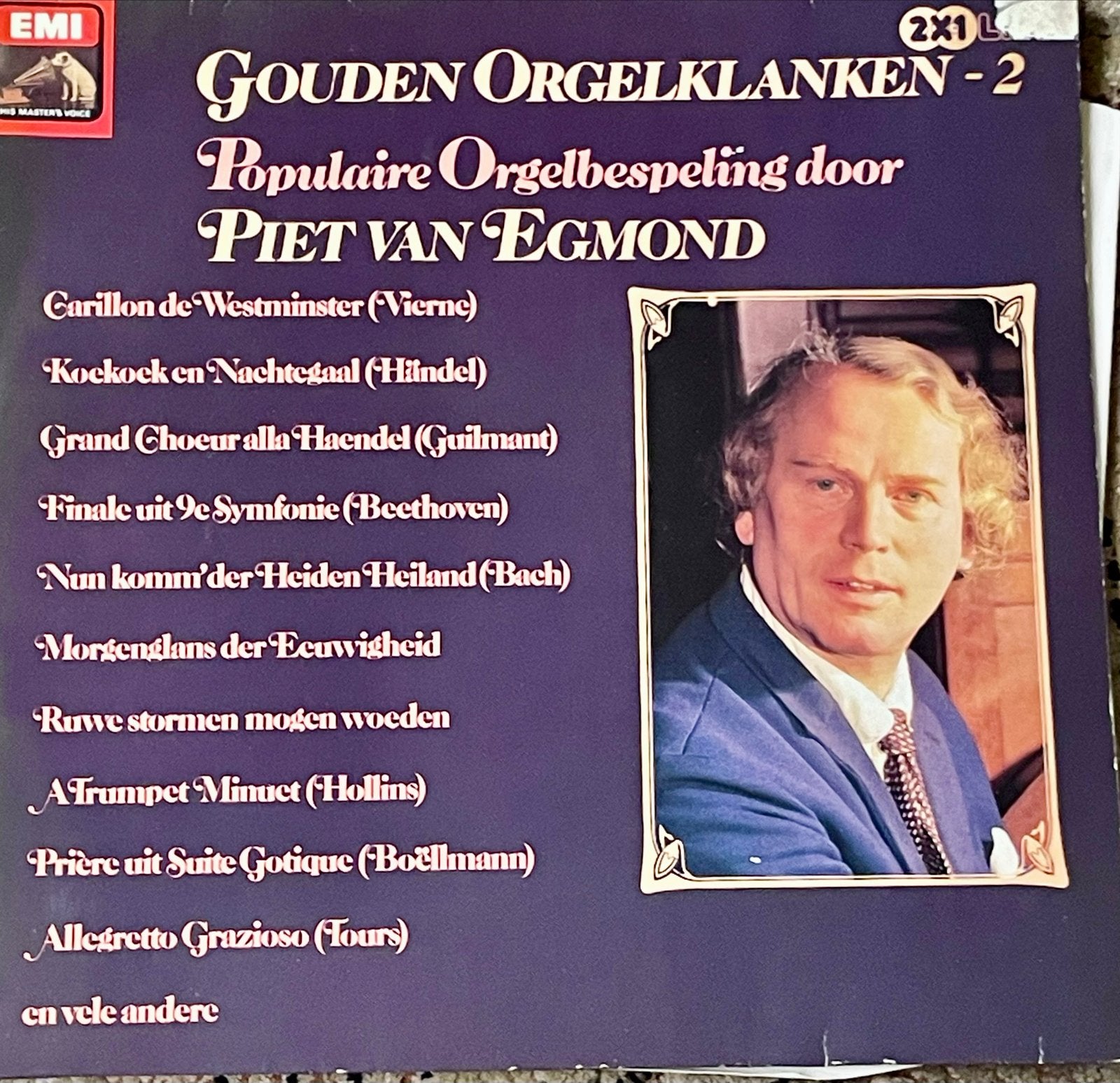 Gouden Orgelklanken 2 - Populaire Orgelbespeling Piet van Eg, Ophalen of Verzenden, Gebruikt