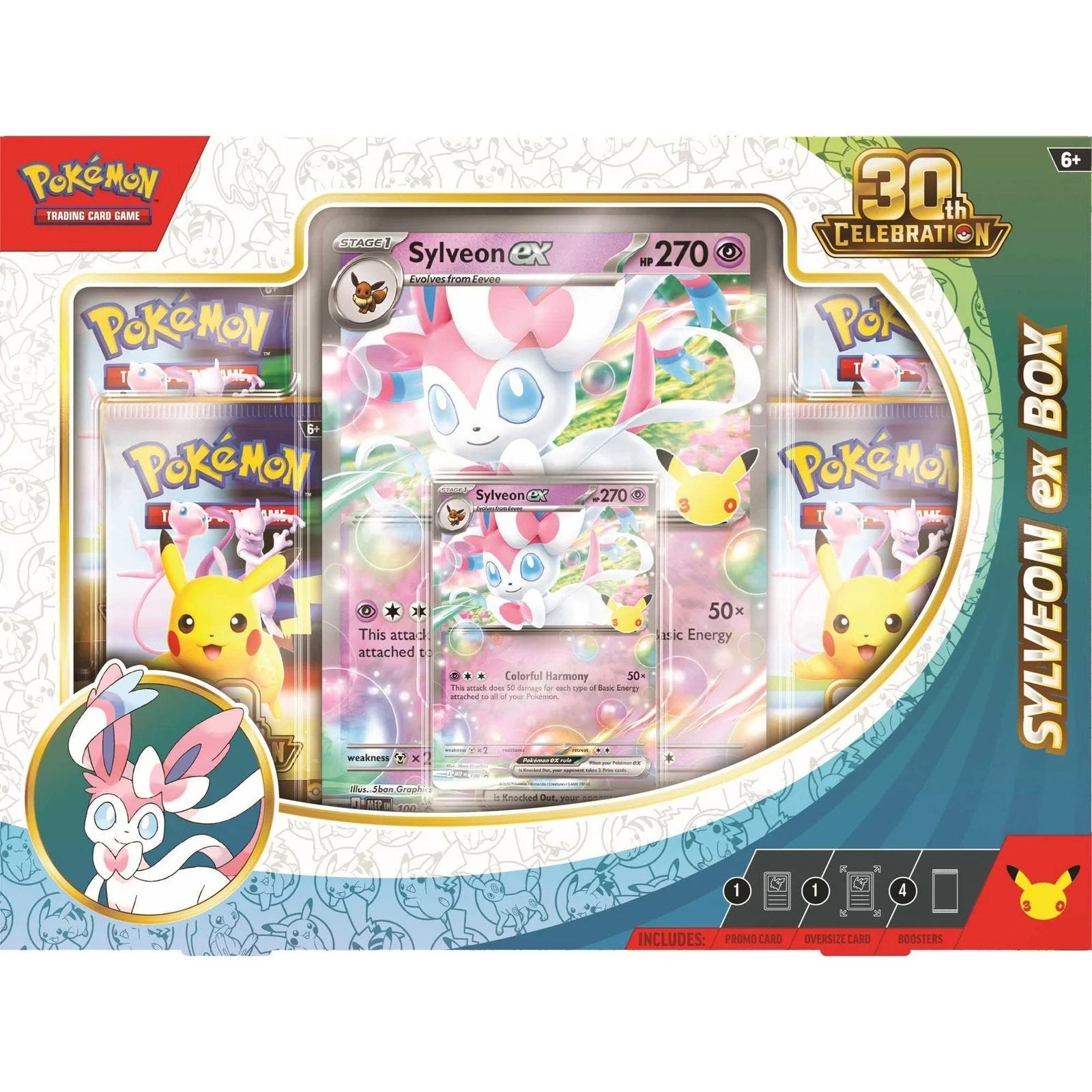 Sylveon ex box 30th Celebrations Anniversary, Ophalen of Verzenden, Nieuw