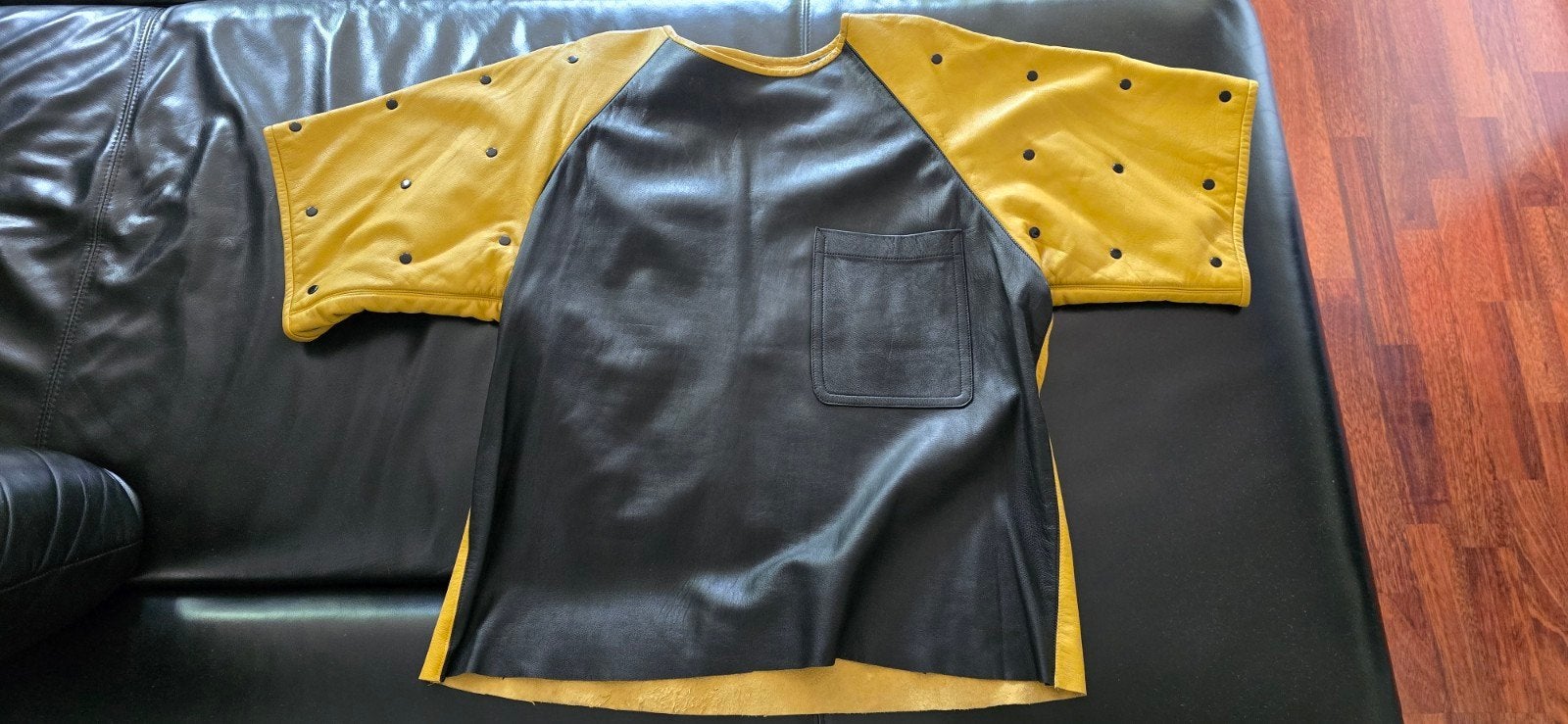 Originele leren Fong Leng blouse, Kleding | Dames, Ophalen of Verzenden, Zo goed als nieuw