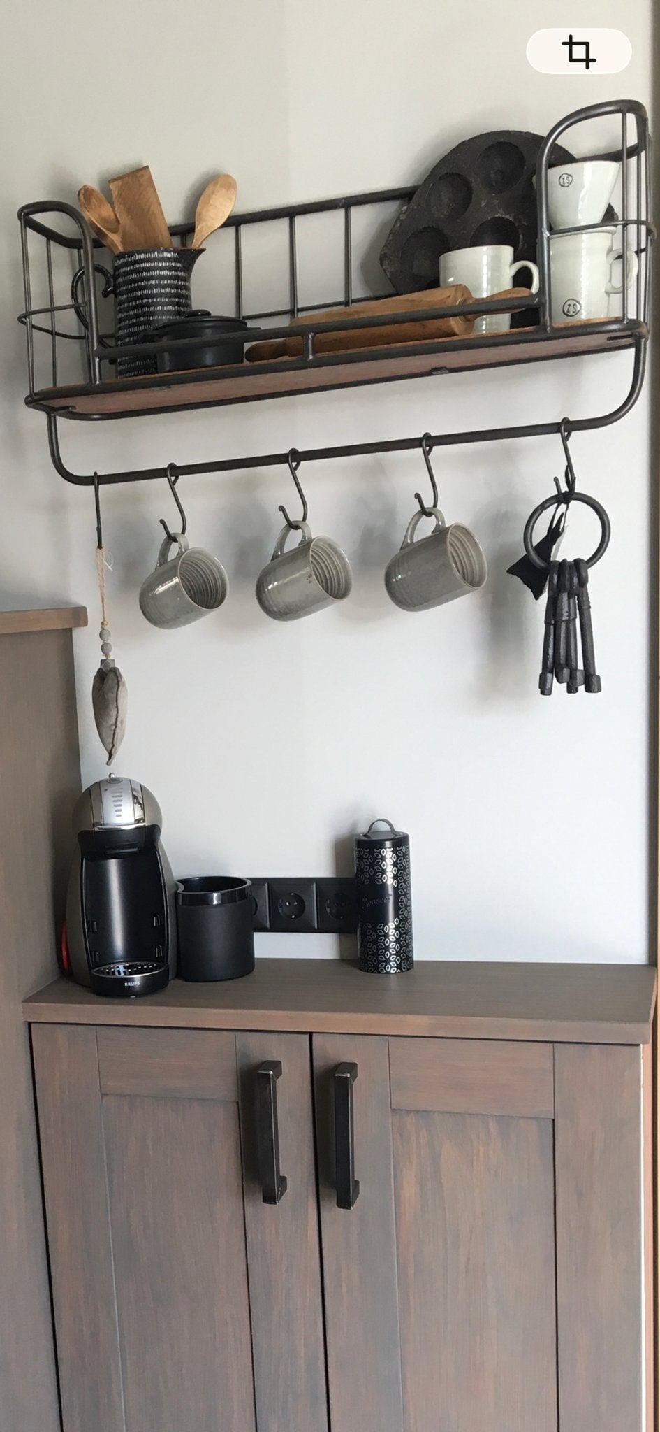 Bakkersrek / Keukenrek - 75x20x35cm, Ophalen of Verzenden, Metaal, Grijs, Overige typen