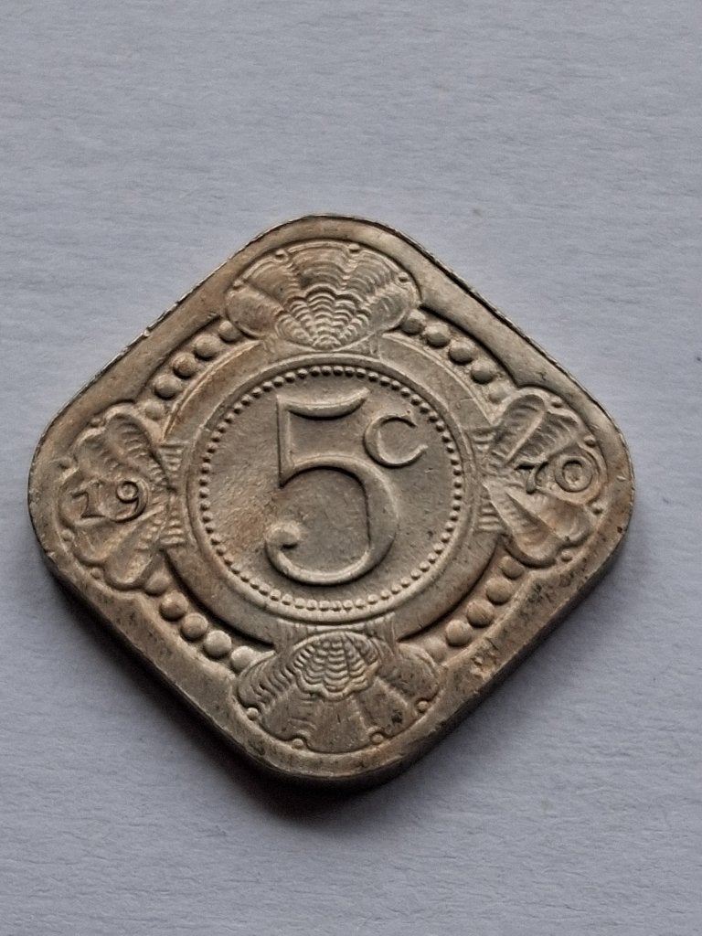 5 cent 1970 Nederlandse Antillen, Ophalen of Verzenden, Koningin Juliana, 5 cent, Losse munt