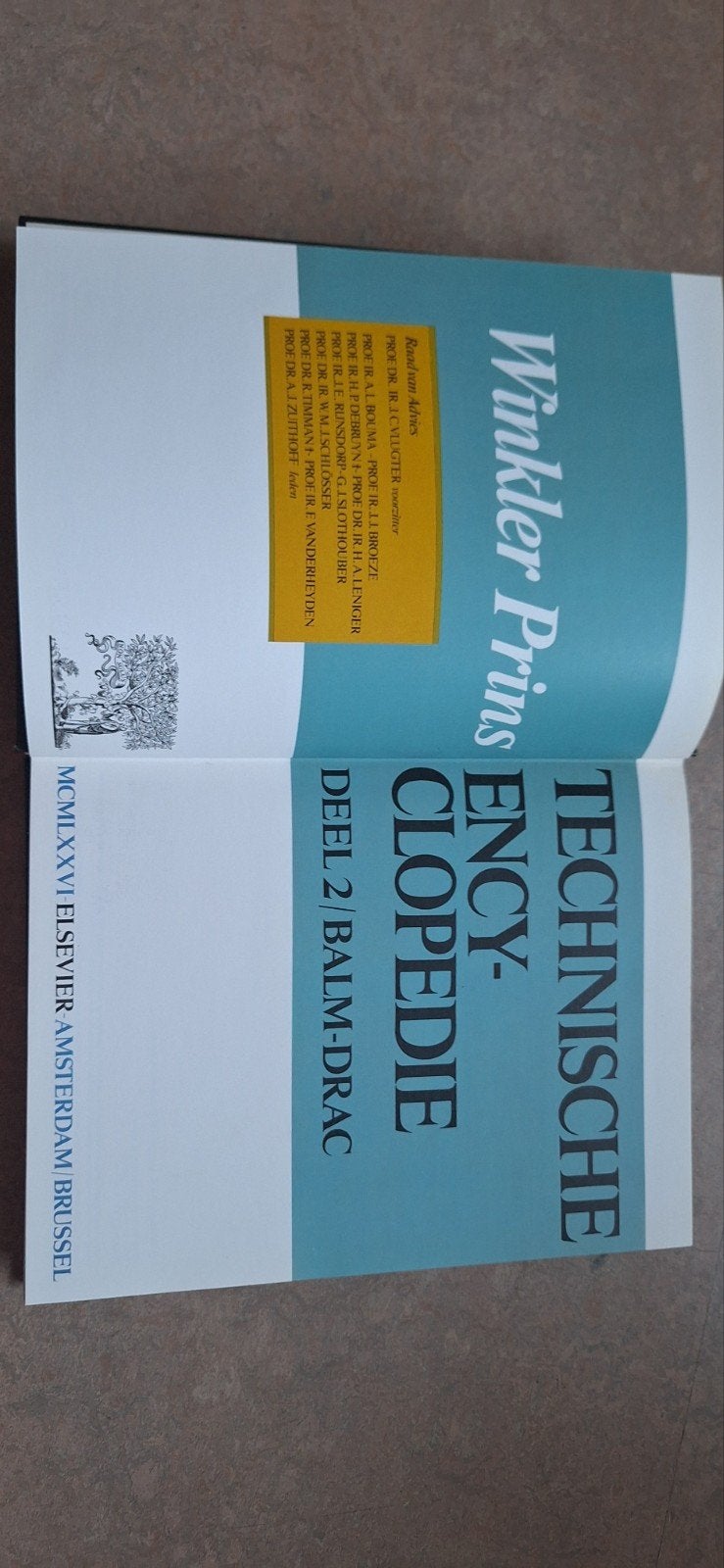 Winkler Prins Technische Encyclopedie Deel 2, Ophalen of Verzenden, Zo goed als nieuw, Overige onderwerpen, Los deel