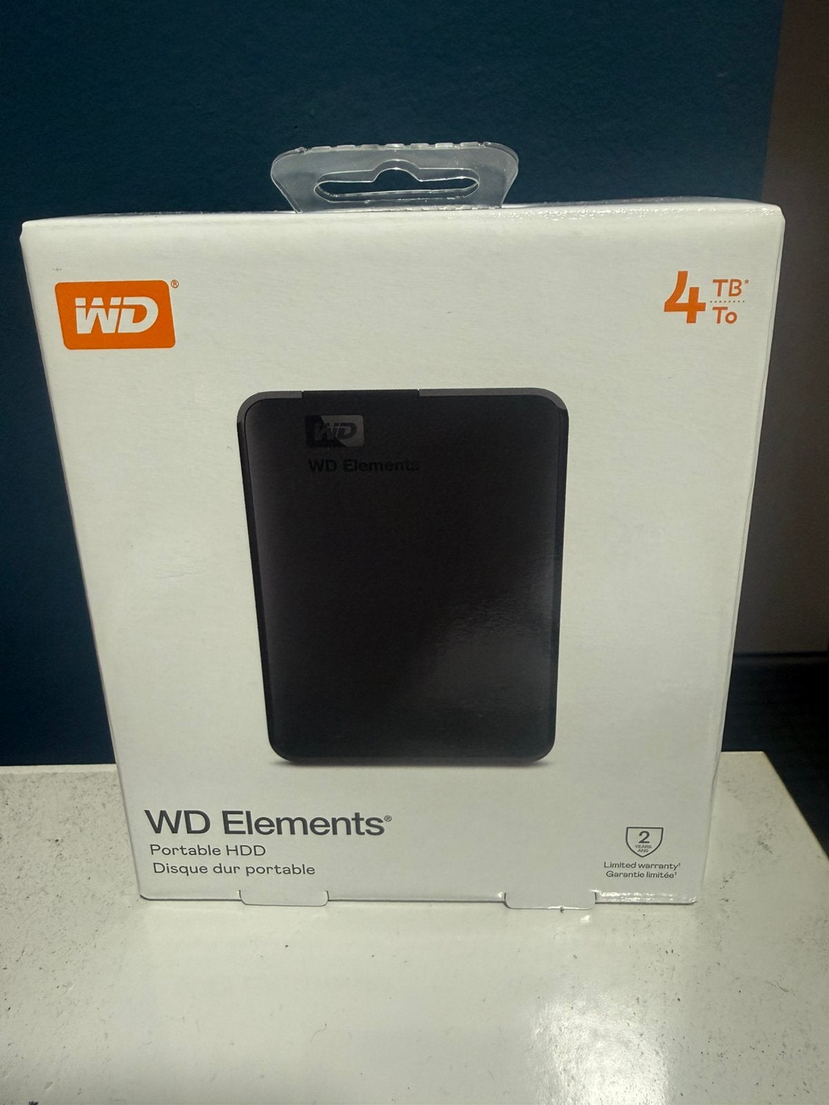 WD Elements 4TB Portable HDD – Nieuw & Geseald, Computers en Software, Harde schijven, Nieuw, Laptop, USB, Ophalen