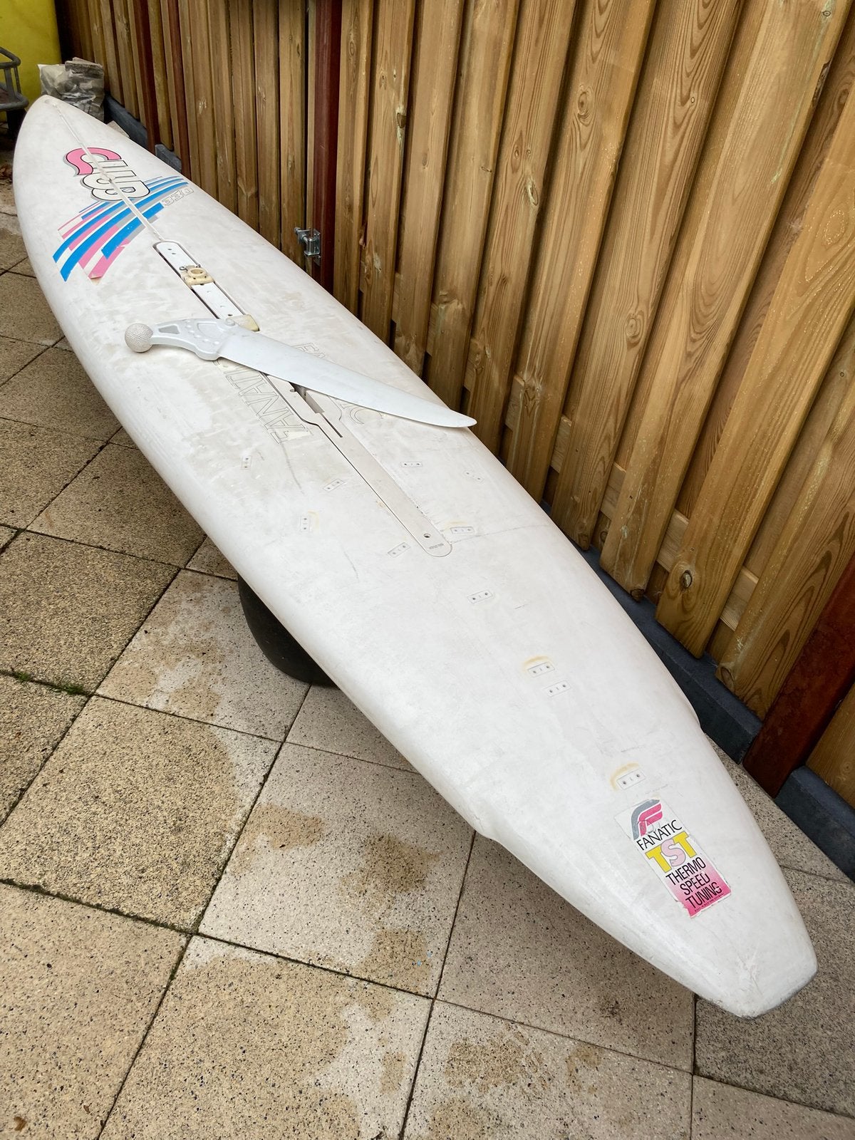 Gratis afhalen 2 surfplanken F2 en Fanatic, Watersport en Boten, Windsurfen, Ophalen, Gebruikt, Fanatic, 300 cm of meer