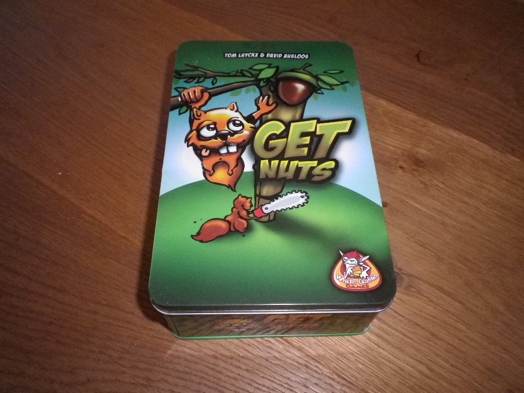 Get Nuts nieuw in het blik, Ophalen, Nieuw, White Goblin Games