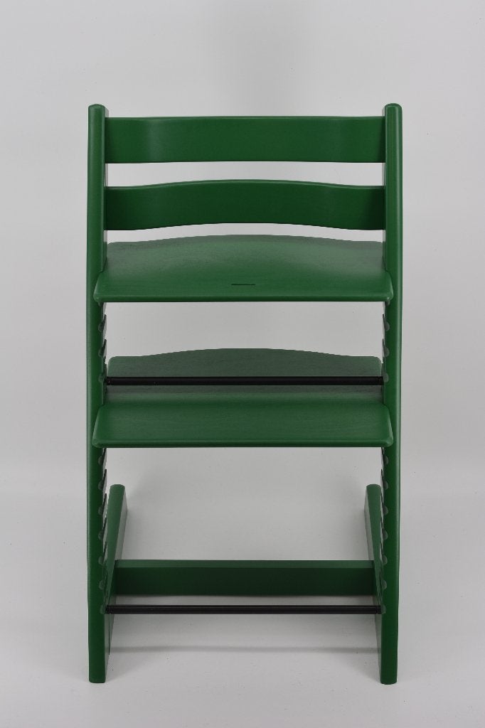 Stokke Tripp Trapp Moss Green – Refurbished Tripp Trapp, Kinderen en Baby's, Kinderstoelen, Verzenden, Gebruikt, Meegroeistoel