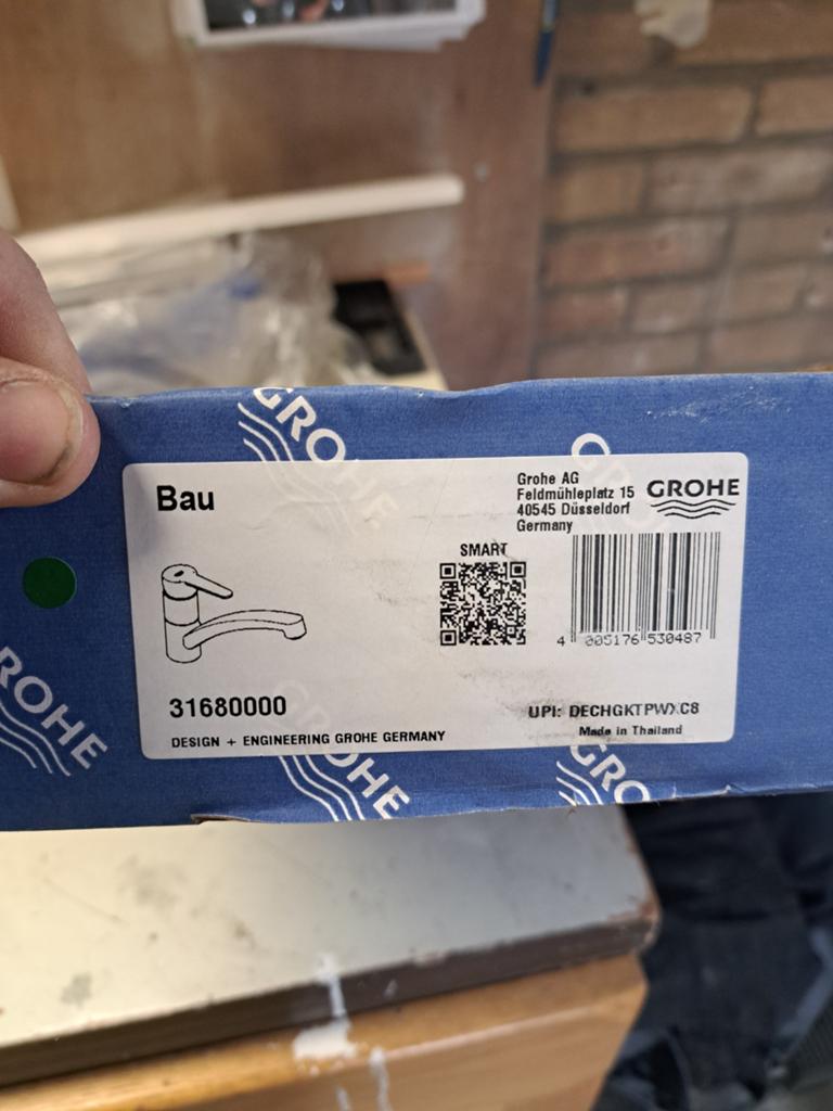 Grohe Bau Kraan - Nieuw in doos, Ophalen of Verzenden, Nieuw, Chroom, Kraan