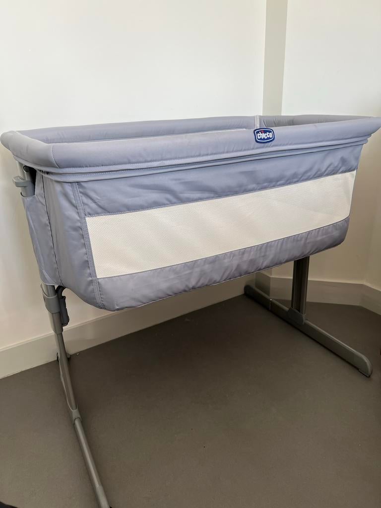Chicco Next2Me Co-sleeper - Grijs, Ophalen of Verzenden, Gebruikt, Wieg