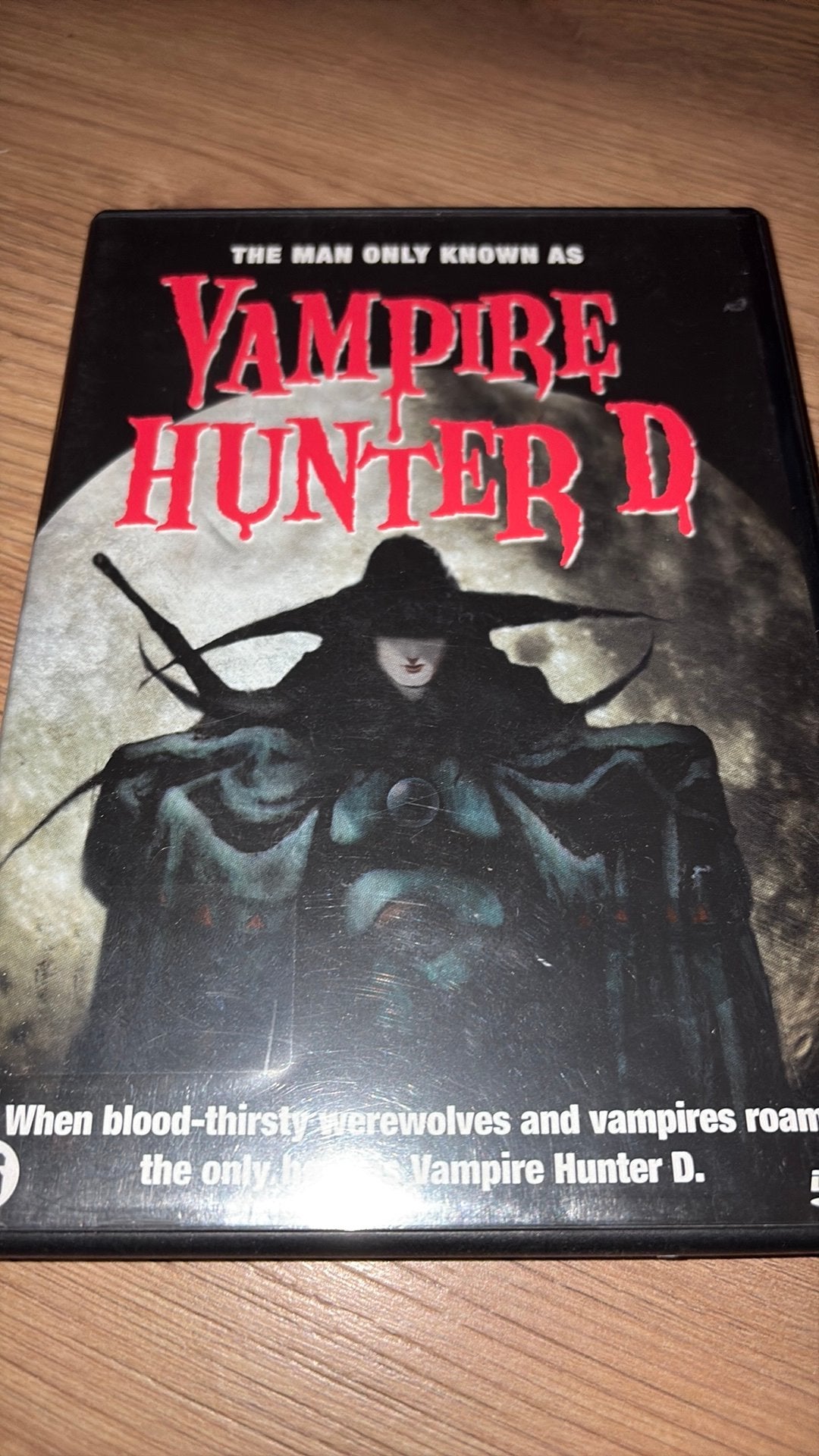 Anime Vampire Hunter D uit 1985., Vanaf 16 jaar, Ophalen of Verzenden, Zo goed als nieuw, Amerikaans
