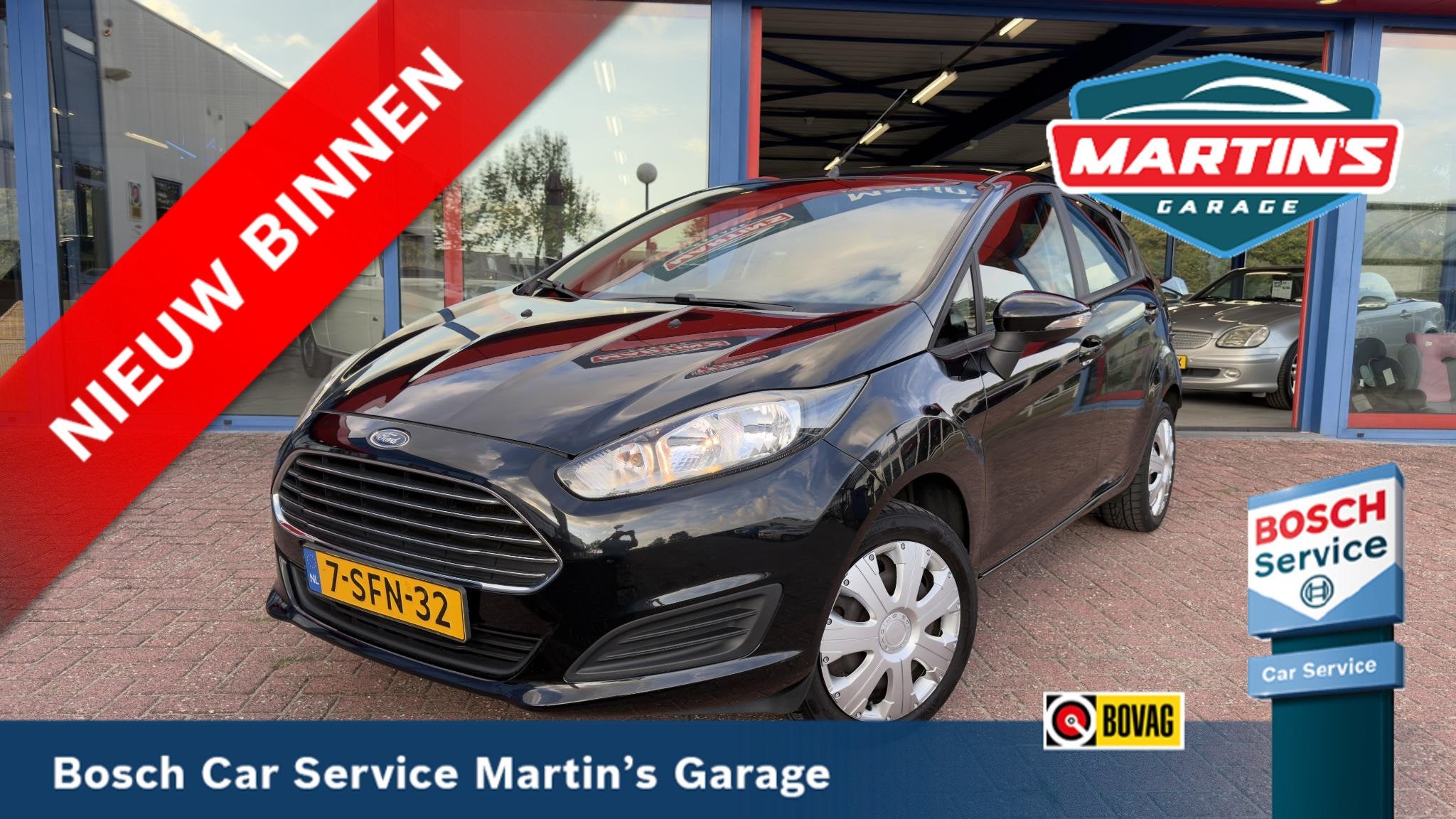 Ford Fiesta 1.0 Style AIRCO KEURIG ONDERHOUDEN!, Auto's, Stof, 525 kg, Origineel Nederlands, Bedrijf