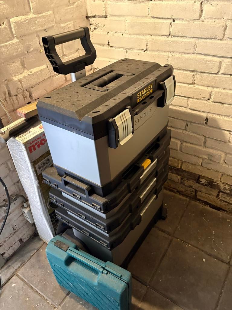 Stanley FatMax Gereedschapskist op Wielen, Ophalen, Gebruikt