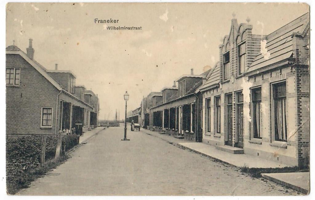 Franeker - Wilhelminastraat, Verzenden, Voor 1920, Gelopen, Friesland