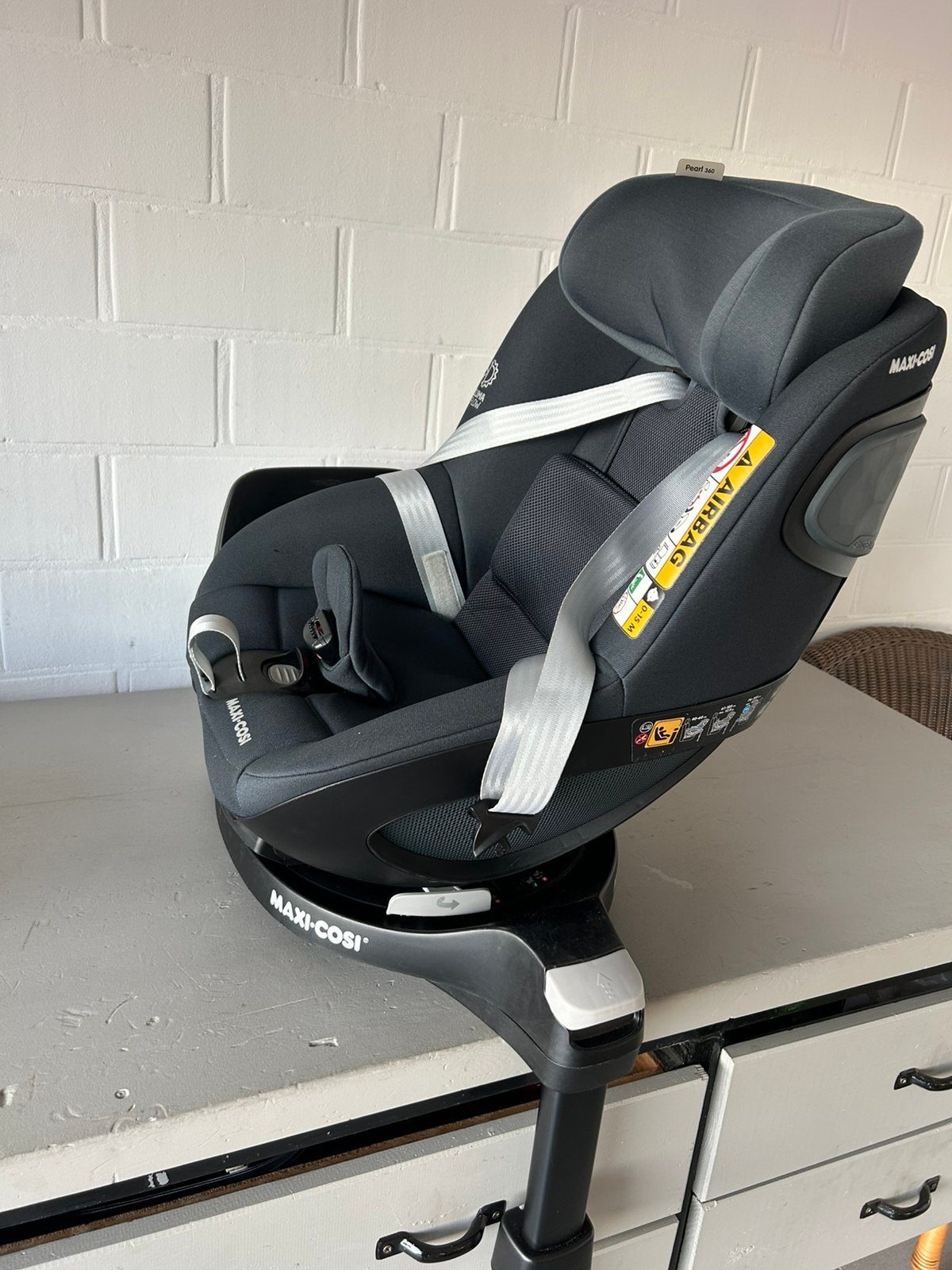 Draaibare autostoel maxi-cosi, Ophalen, 9 t/m 18 kg, Zo goed als nieuw, Isofix
