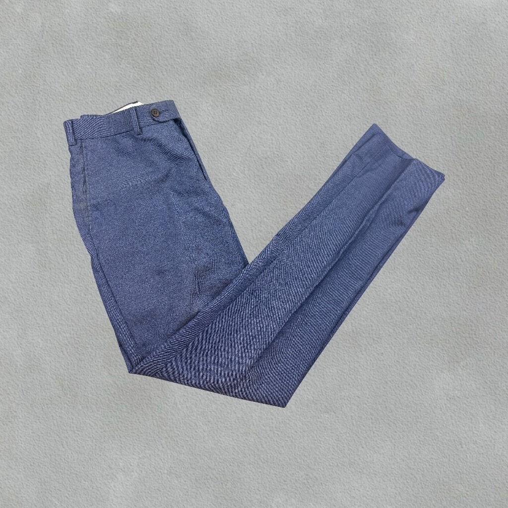 (1327) Navy Suitsupply Pak Broek - Heren W36 - Zeer Goed, W36 - W38 (confectie 52/54), Blauw, Ophalen of Verzenden, Zo goed als nieuw