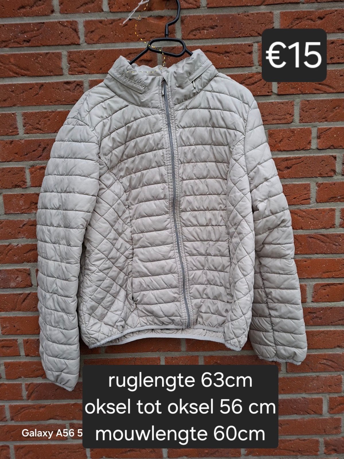 Zomer jas maat xxl kleur beige, Ophalen of Verzenden, Zo goed als nieuw, Maat 46/48 (XL) of groter, Beige