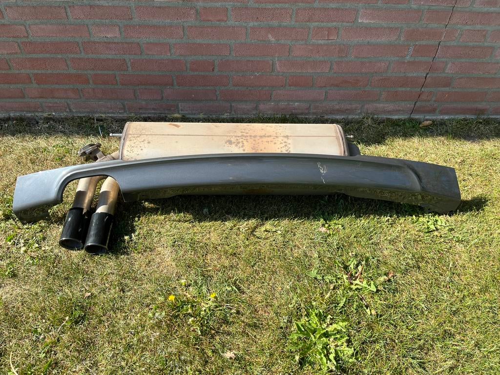 Bmw uitlaat einddemper F30 F31 320i 330i diffuser, Auto-onderdelen, Uitlaatsystemen, BMW, Gebruikt, Ophalen