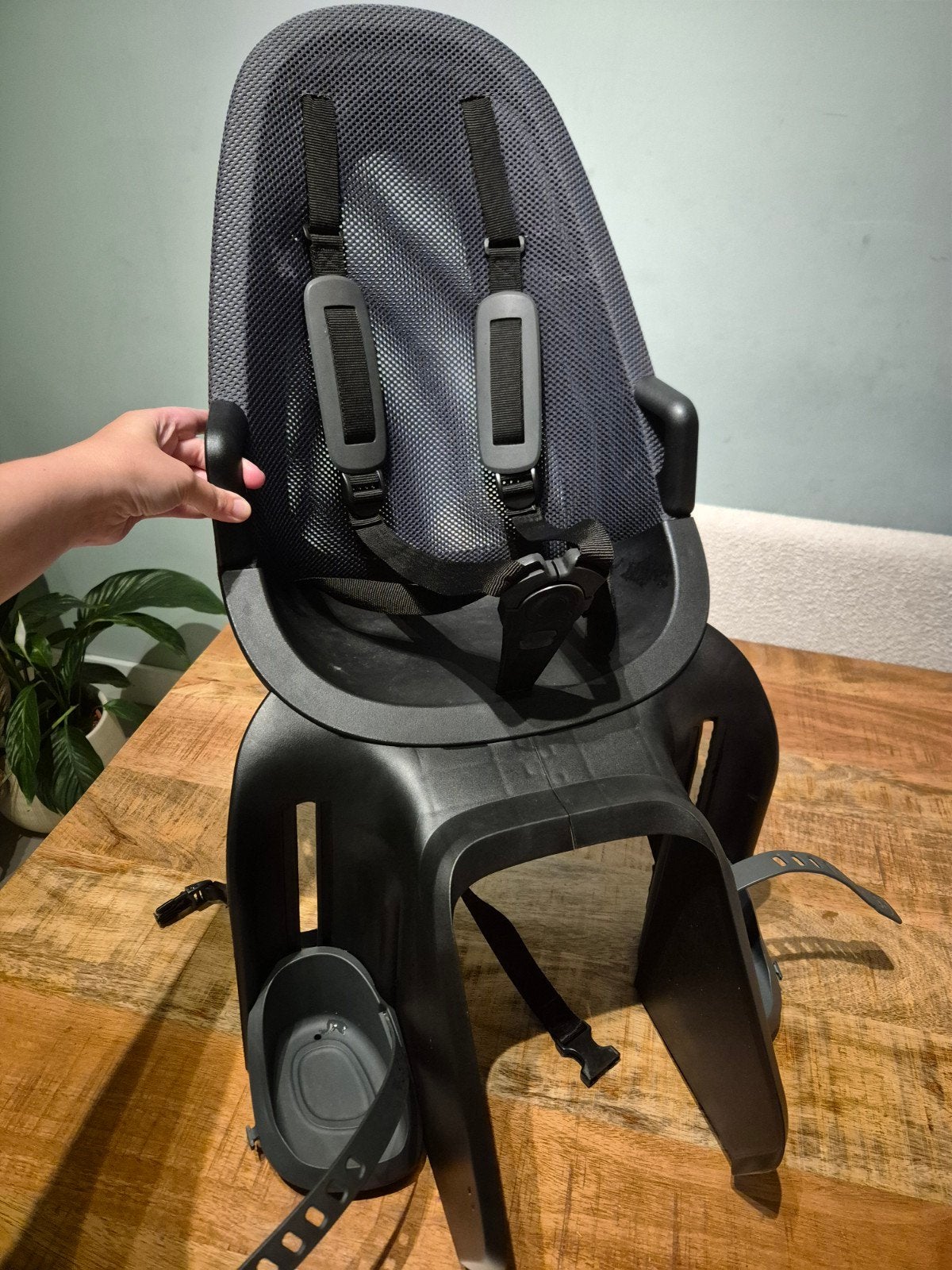 Qibbel Junior Air fietszitje, Ophalen, Achterzitje, Voetsteuntjes, 15 t/m 36 kg
