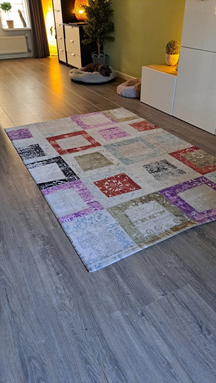 Vrolijk Feelgood Rugs Arrosa Vloerkleed - 200x140 cm, Ophalen, Gebruikt, 100 tot 150 cm, Patchwork, Modern, Kleurrijk