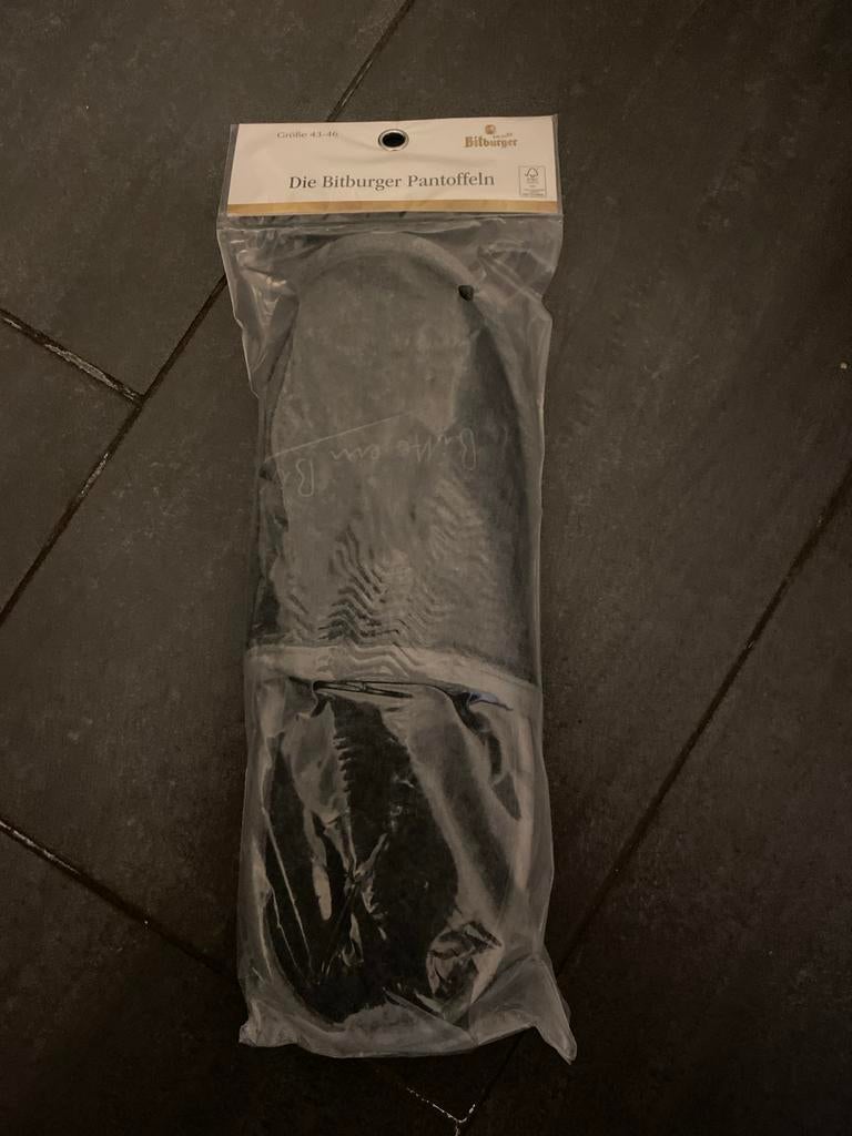 Bitburger Pantoffeln - Nieuw in verpakking, Ophalen, Nieuw