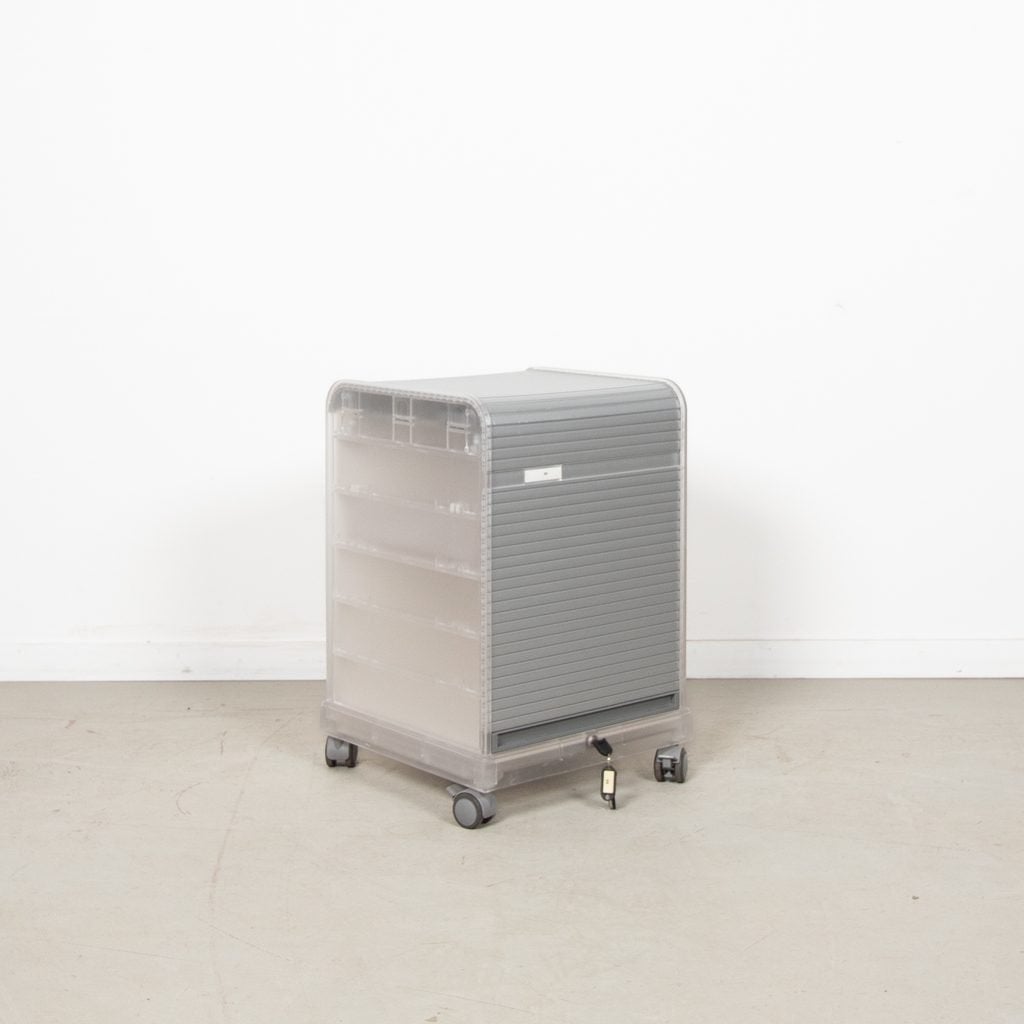 Vitra Follow Me 1 Rolcontainer Grijs Kunststof/Metaal, Niet ingevuld, Gebruikt, Niet ingevuld, Niet ingevuld