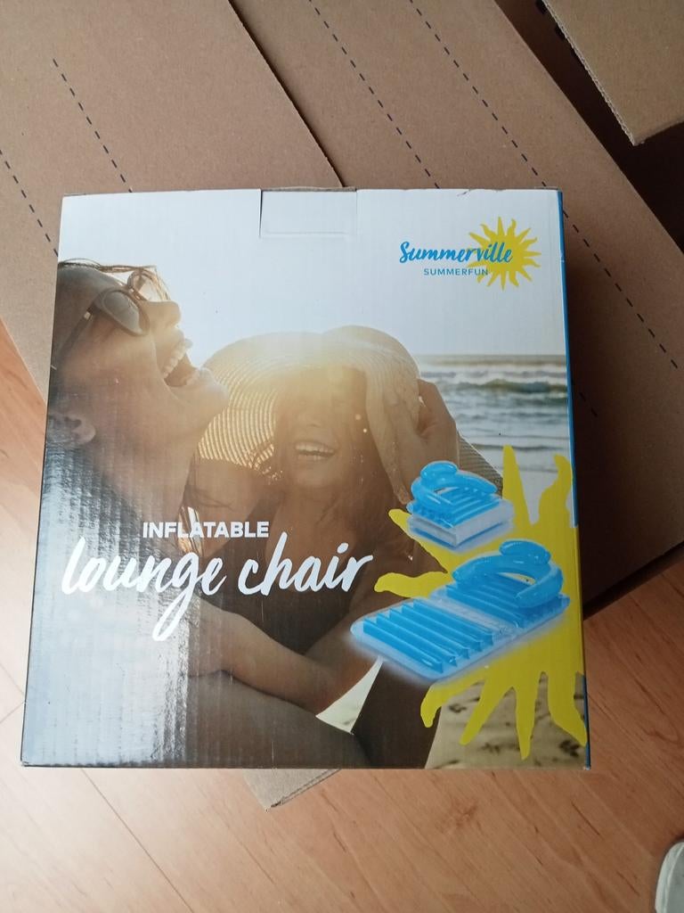 Nieuwe Summerville opblaasbare lounge chair 160x80cm, Ophalen of Verzenden, Nieuw
