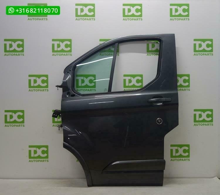 Ford Transit Custom ('18-'23) Voorportier links donkergrijs, Gebruikt, Ford, Deur, Voor