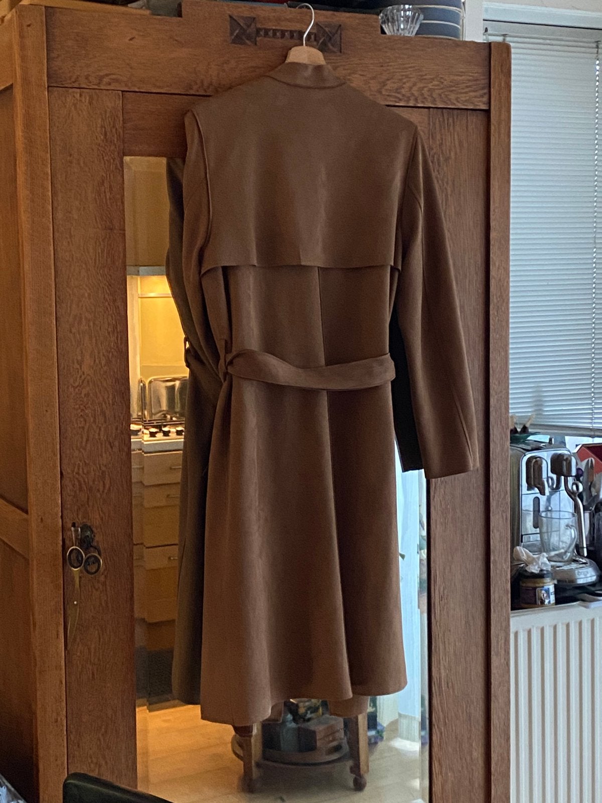 Suuedine Jas maat 40, ongedragen , nieuw , warm bruin  h&M, Ophalen of Verzenden, Nieuw, Maat 38/40 (M), Bruin
