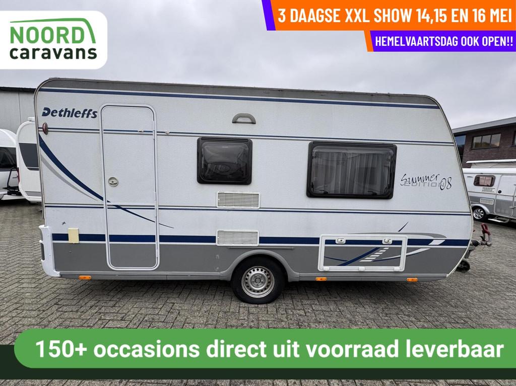 Dethleffs - HEMELVAART OPEN! RUIM 200 CARAVANS OP VOORRAAD, Caravans en Kamperen, Serviceluik, Tot en met 2, Bedrijf, 750 - 1000 kg