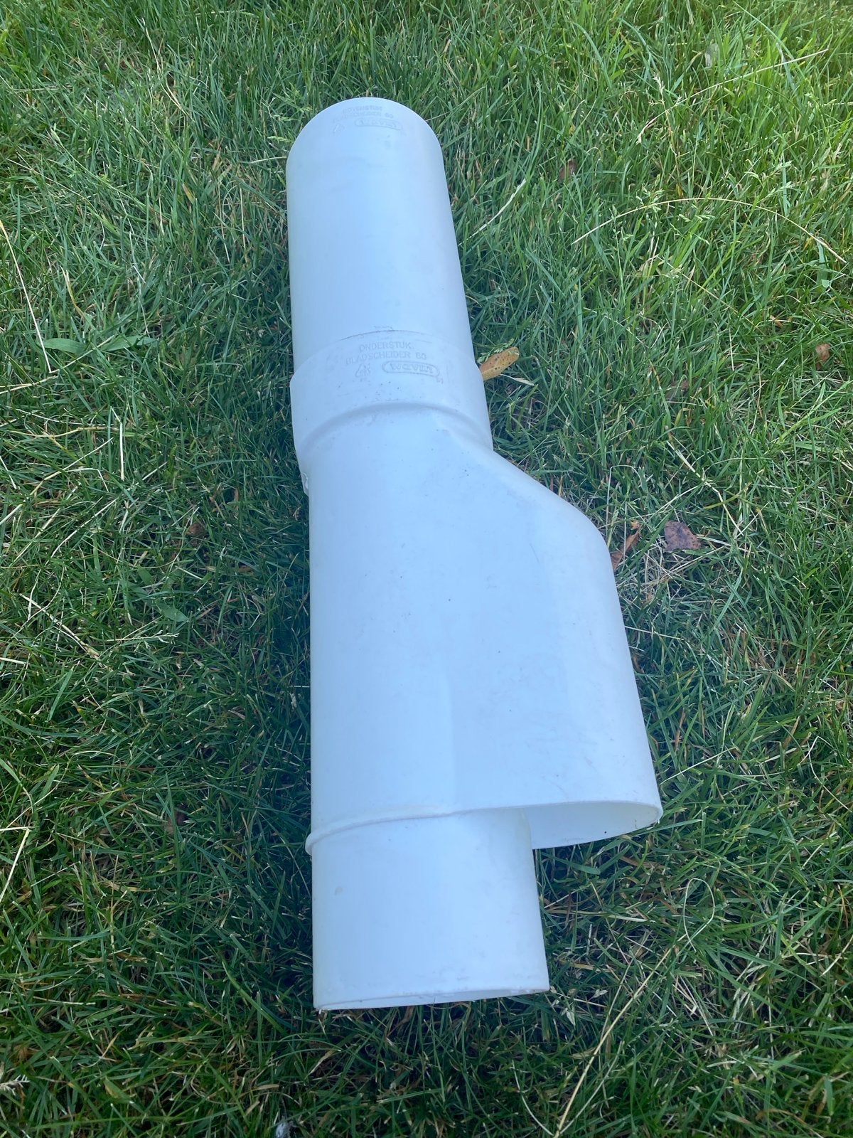Bladscheider Wavin 80 mm wit, Ophalen, Afvoer, Pvc, Nieuw