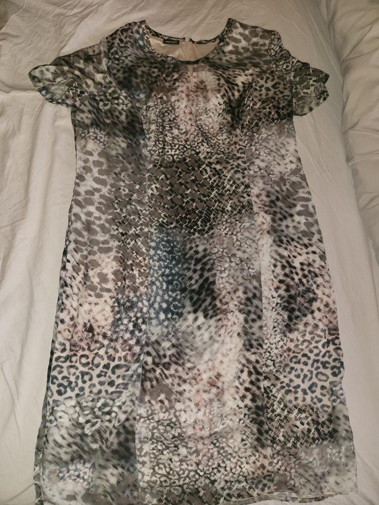 Gerry Weber jurk met dierenprint, Maat 38/40 (M), Verzenden, Zo goed als nieuw, Knielengte