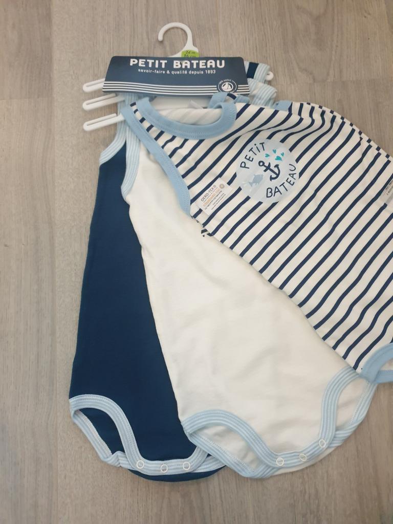 Petit Bateau Rompertjes Set - Nieuw mt 86, Ophalen, Nieuw, Petit Bateau, Jongetje