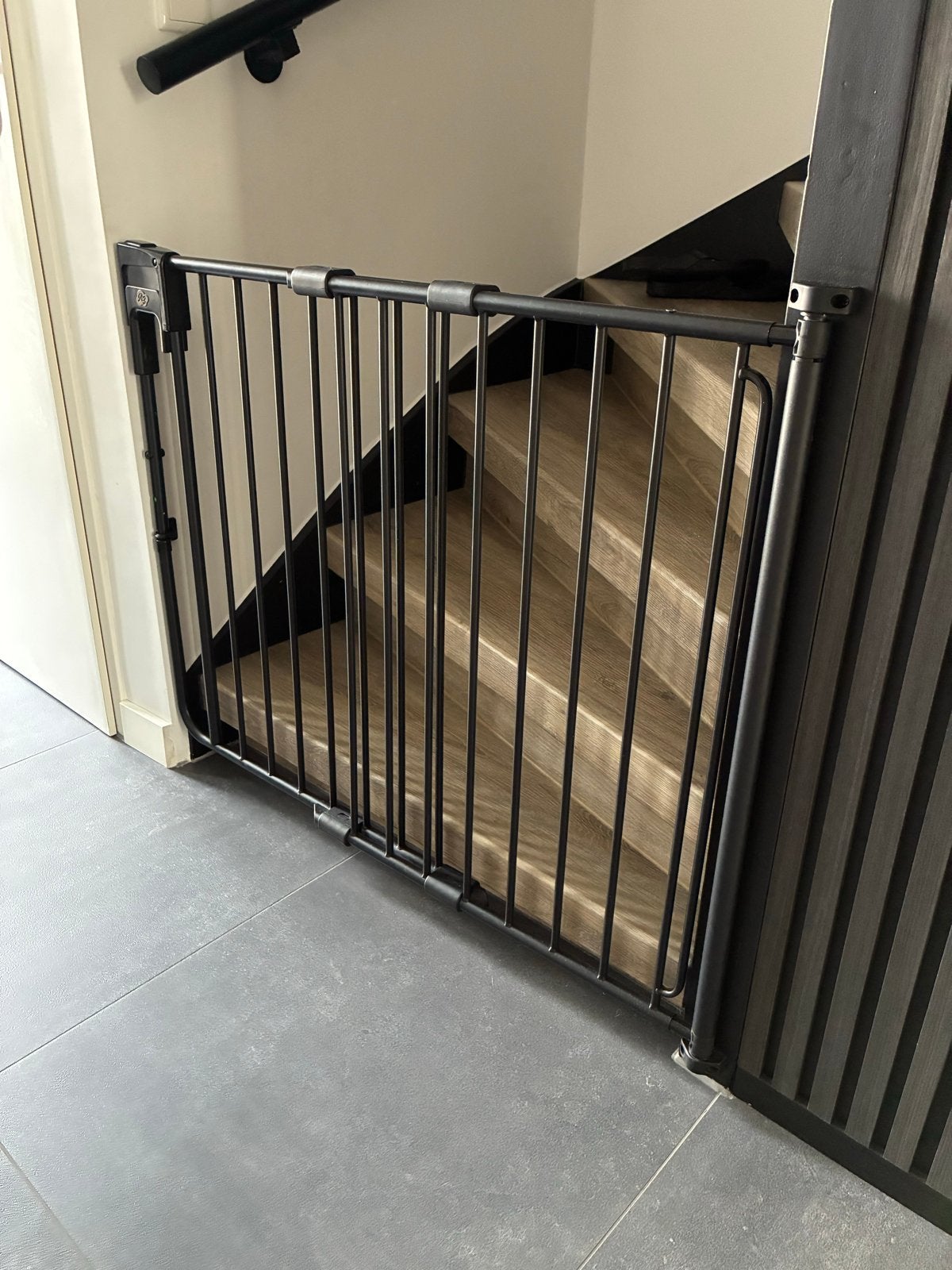 2 stuks A3 Safetydoor Traphek Mat Zwart, Kinderen en Baby's, Traphekjes, Ophalen, Zo goed als nieuw, Metaal of IJzer, 115 cm of meer