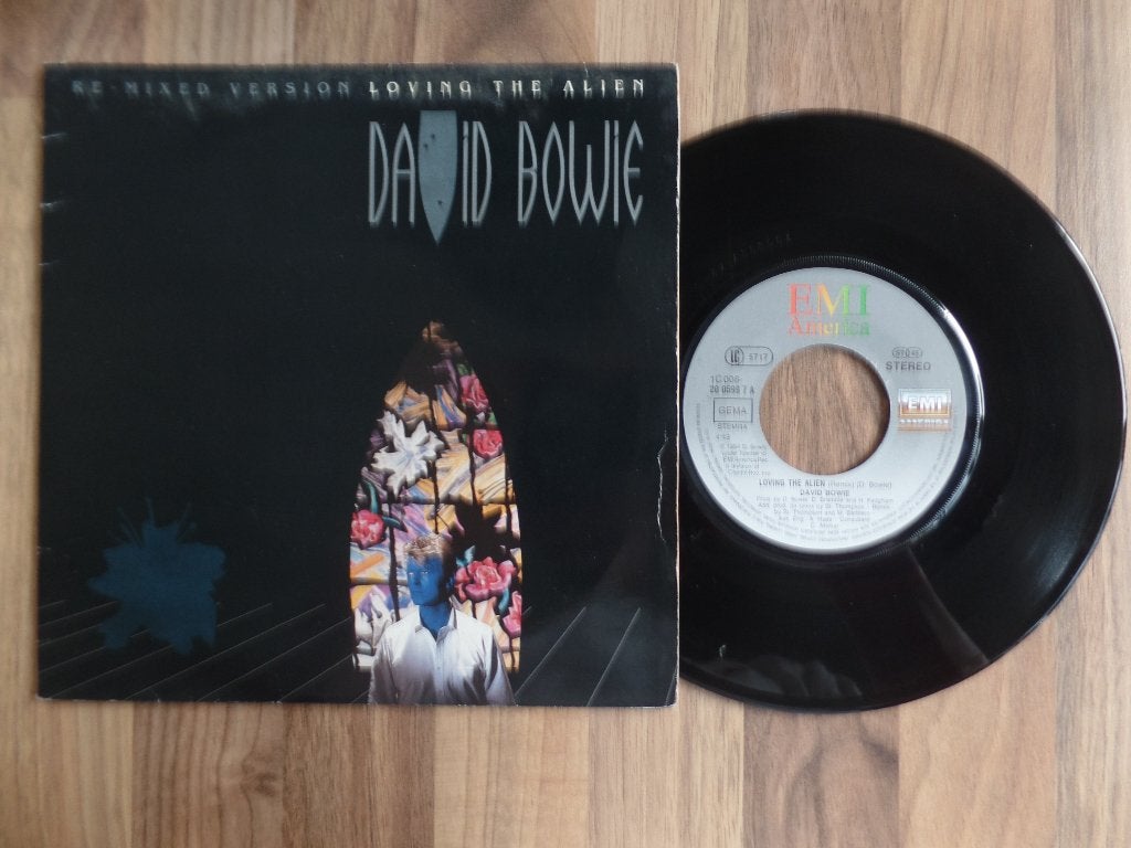 single  David Bowie - Loving The Alien (Re·Mixed Version), Ophalen of Verzenden, Gebruikt, 7 inch, Pop