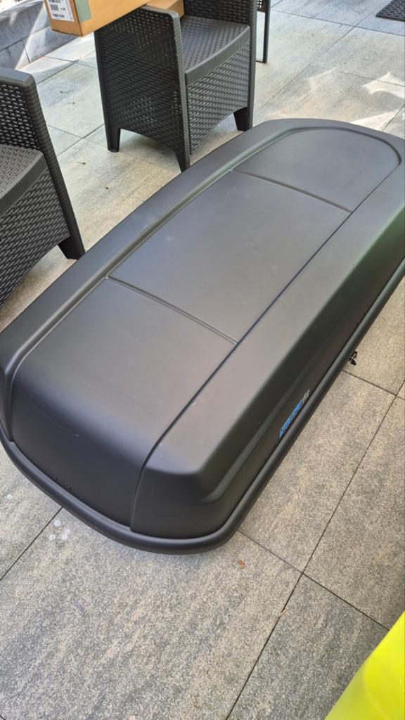 PerfectFit Dakkoffer en Dakdragers - Zwart, Auto diversen, Dakkoffers, Ophalen, Gebruikt