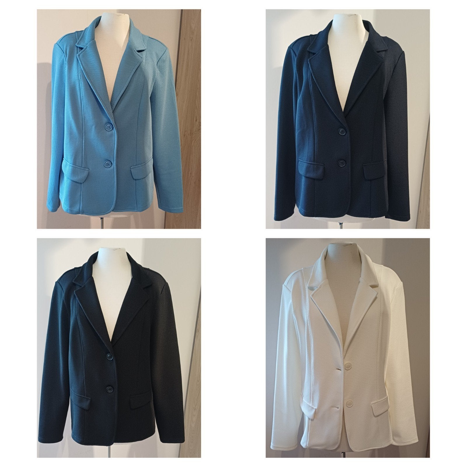 Blazer, 4 kleuren, maat 44, Ophalen of Verzenden, Zo goed als nieuw, Blauw