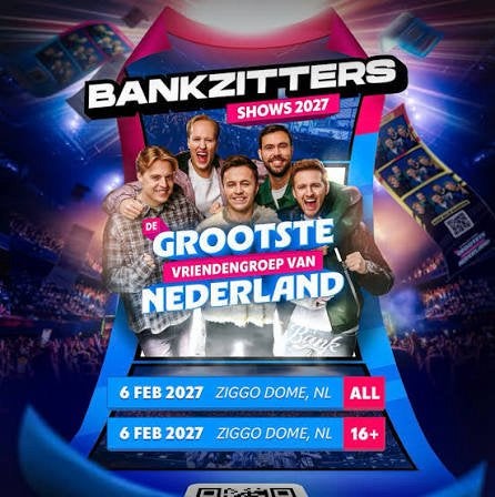 OPZOEK TICKETS BANKZITTERS 6 FEB, Tickets en Kaartjes, Evenementen en Festivals, Twee personen