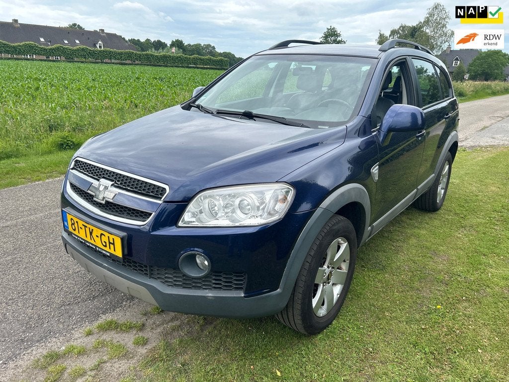 Chevrolet Captiva 2.4 Intro Edition 2WD ecc trekhaak nap, Auto's, Voorwielaandrijving, 136 pk, Gebruikt, 4 cilinders