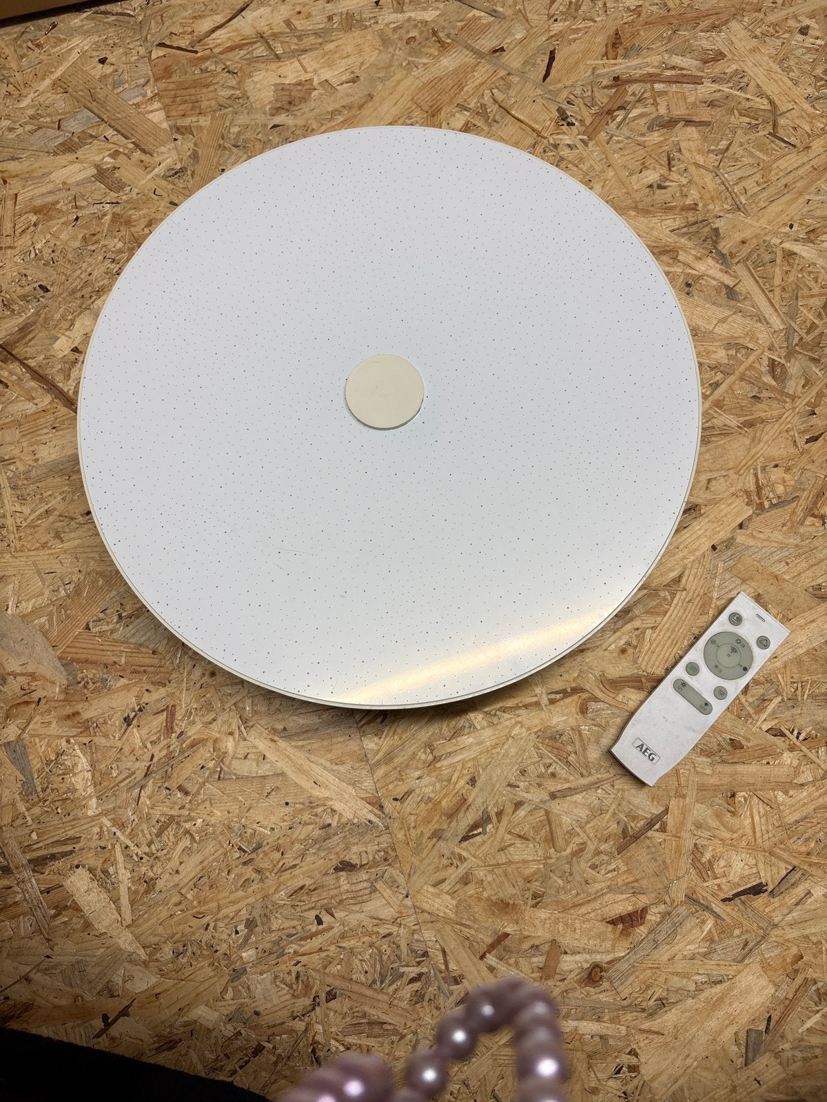 AEG LED Plafondlamp met Afstandsbediening en Speakers, Ophalen, Gebruikt