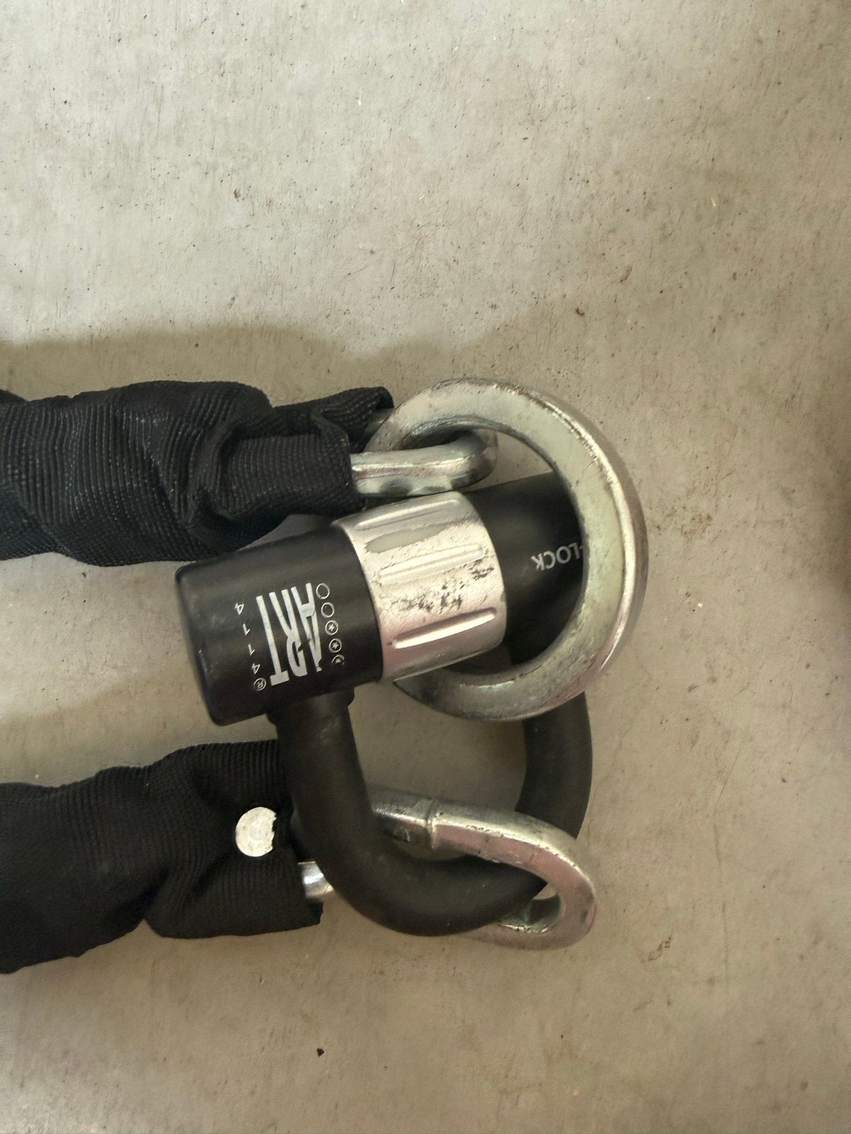 TOP-LOCK ART 4 Kettingslot met 2 sleutels, Ophalen of Verzenden, Gebruikt