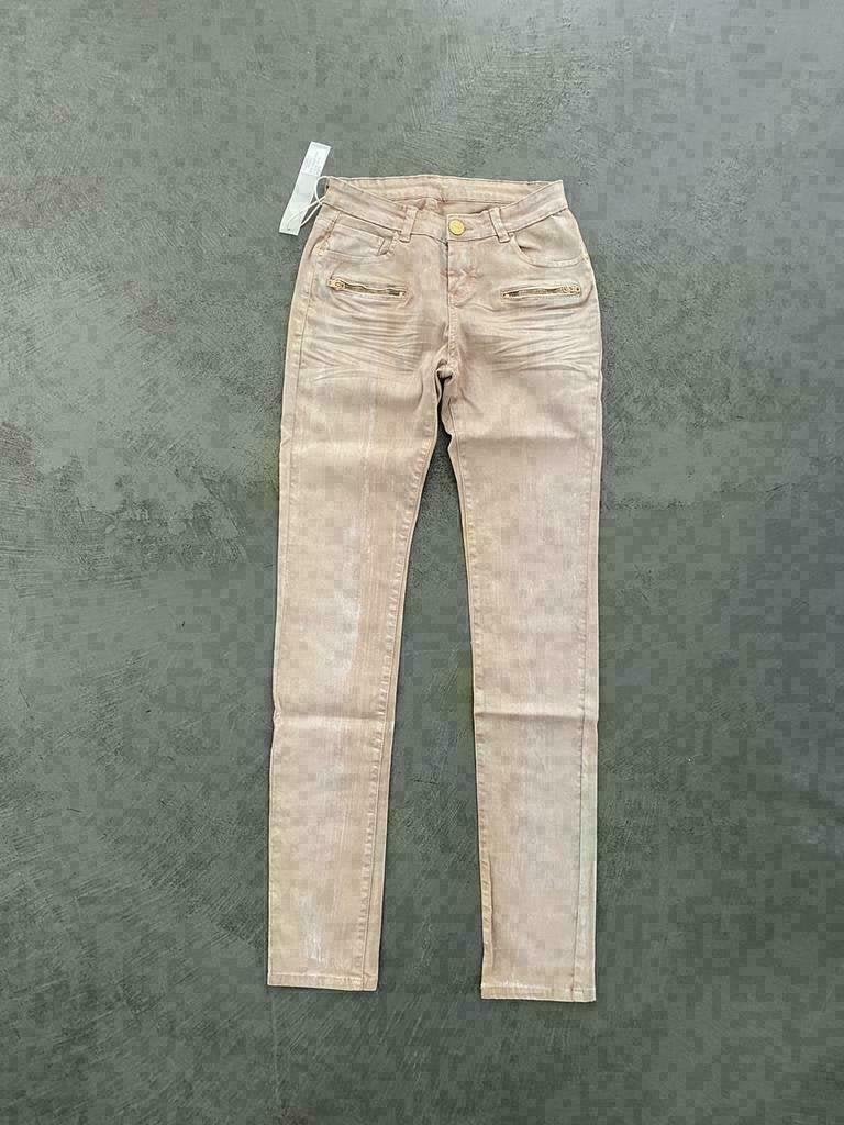 F577 Nieuw jeans Jade Twelve mt 27=XS=34 broek beige/grijs, Kleding | Dames, Spijkerbroeken en Jeans, Jade Twelve, Overige kleuren