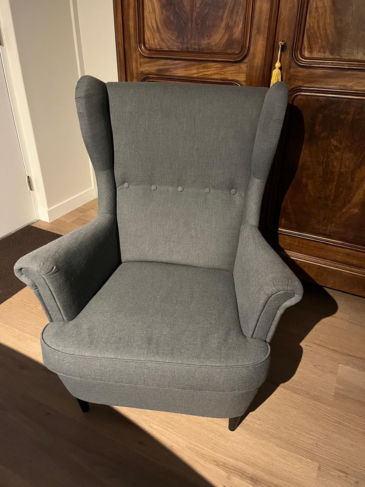 IKEA Strandmon Relaxfauteuil - incl. levering Arnhem, Modern, Comfortabel, Gebruikt, Eenpersoons, 75 tot 100 cm
